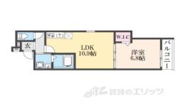 フジパレス忍ケ丘３番館間取り図面