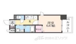 セオリー五条天神川間取り図面