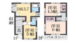 貸家間取り図面