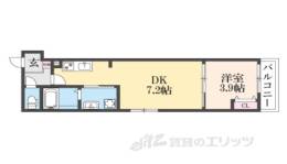アドバンスコート四条堀川２間取り図面