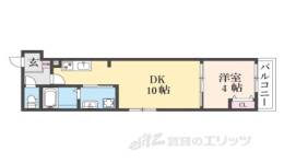 アドバンスコート四条堀川２間取り図面