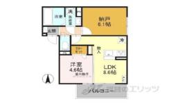 グランナッシム西京極間取り図面