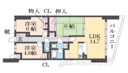 藤和ライブタウン枚方公園間取り図面