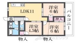 橿原グリーンハイツ間取り図面