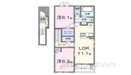 プロムナード東近江１・２間取り図面