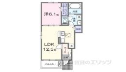 プロムナード東近江１・２間取り図面