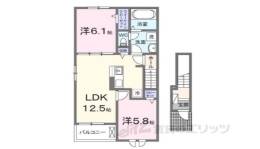 プロムナード東近江１・２間取り図面