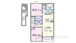 プロムナード東近江１・２間取り図面
