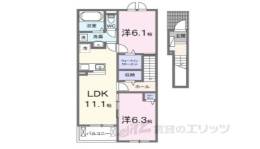 プロムナード東近江１・２間取り図面
