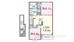 プロムナード東近江１・２間取り図面