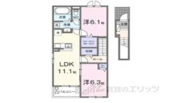 プロムナード東近江１・２間取り図面