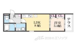 Ａｃｒｏｍａｔｉｃｏ城陽間取り図面