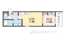 Ａｃｒｏｍａｔｉｃｏ城陽間取り図面