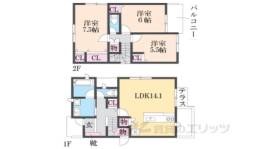 貸家間取り図面