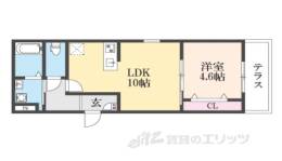 仮称)ジーメゾン京都九条ミヤビア間取り図面
