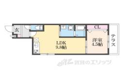 仮称）深草小久保町新築アパート間取り図面