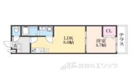 仮称）深草小久保町新築アパート間取り図面