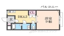 マンション西山間取り図面