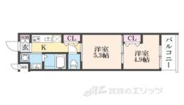 ARCOBALENO KYOTO NISHIKYOUGOKU間取り図面
