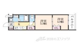 ARCOBALENO KYOTO NISHIKYOUGOKU間取り図面