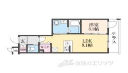 ARCOBALENO KYOTO NISHIKYOUGOKU間取り図面