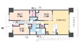 ジオ京都西院間取り図面