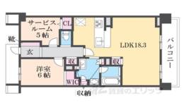 シエリア京都二条間取り図面