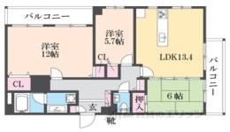 ルイシャトレ下鴨本通間取り図面