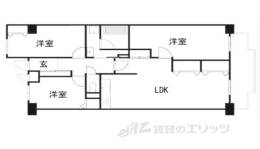 駅前ネオハイツ大和高田Ｂ棟１号館間取り図面