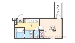 フジパレス鴻池新田駅東間取り図面