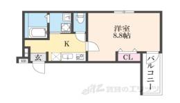 フジパレス鴻池新田駅東間取り図面