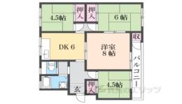 メゾン神足4号棟間取り図面