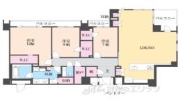 プレミスト京都二条城北間取り図面
