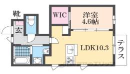 エール逆瀬川間取り図面
