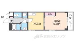 マジェスタ八戸ノ里間取り図面