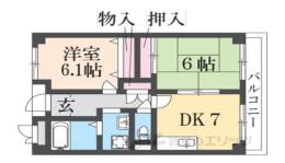 トゥエルブイナバチョウ間取り図面