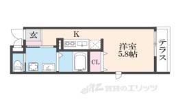 仮）アヴェルーチェ三条堀川間取り図面