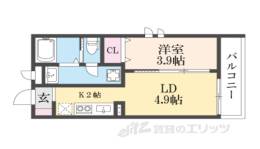 仮）アヴェルーチェ三条堀川間取り図面