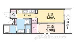 仮）アヴェルーチェ三条堀川間取り図面