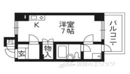 グラシィオ四条堀川間取り図面