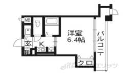 エステムコート京都河原町プレジール間取り図面