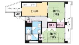 長岡京シティハイツ間取り図面