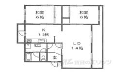 南信貴サンハイツ間取り図面
