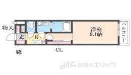 インベスト京都修学院間取り図面