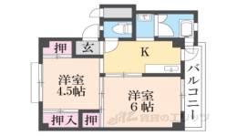 ビレッジハウス招提４号棟間取り図面