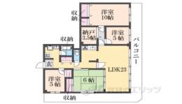 光善寺スカイハイツ間取り図面