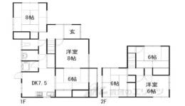 貸家間取り図面