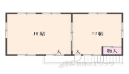大原野石見町207貸家（事務所）間取り図面