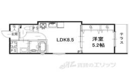 ワンライフ私市間取り図面