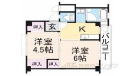 ビレッジハウス招提２号棟間取り図面